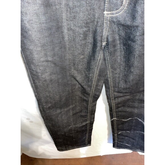 Ruthless Art Men’s Embellished Jeans Size 29x30 Black Streetwear Grunge City - Picture 6 of 12